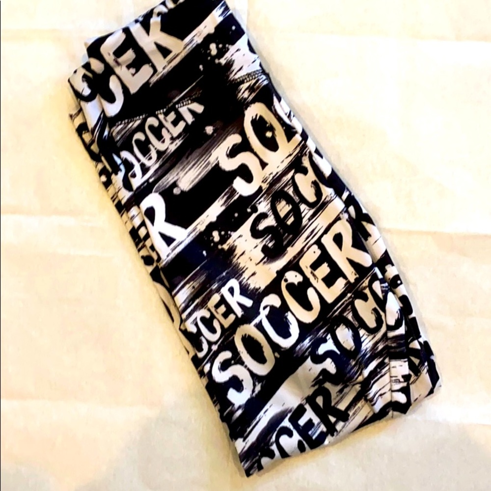 Justice size 7 leggings soccer pants.